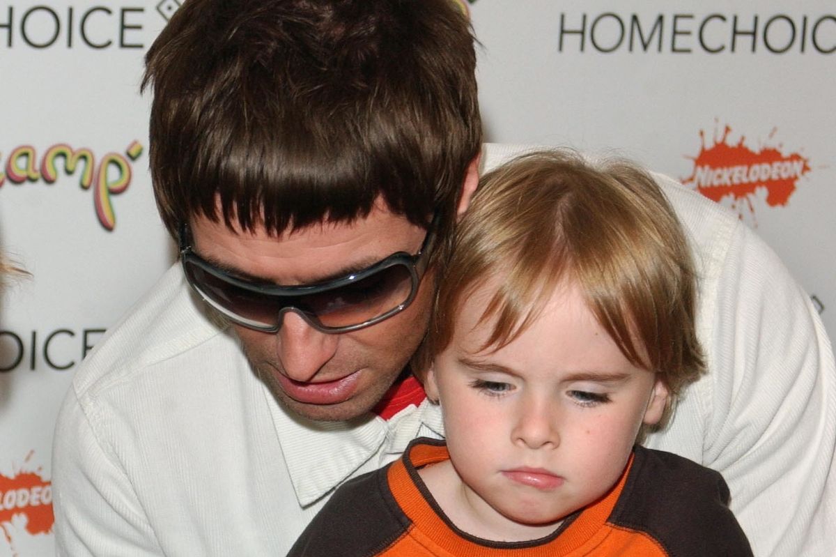 Liam Gallagher and Gene Gallagher