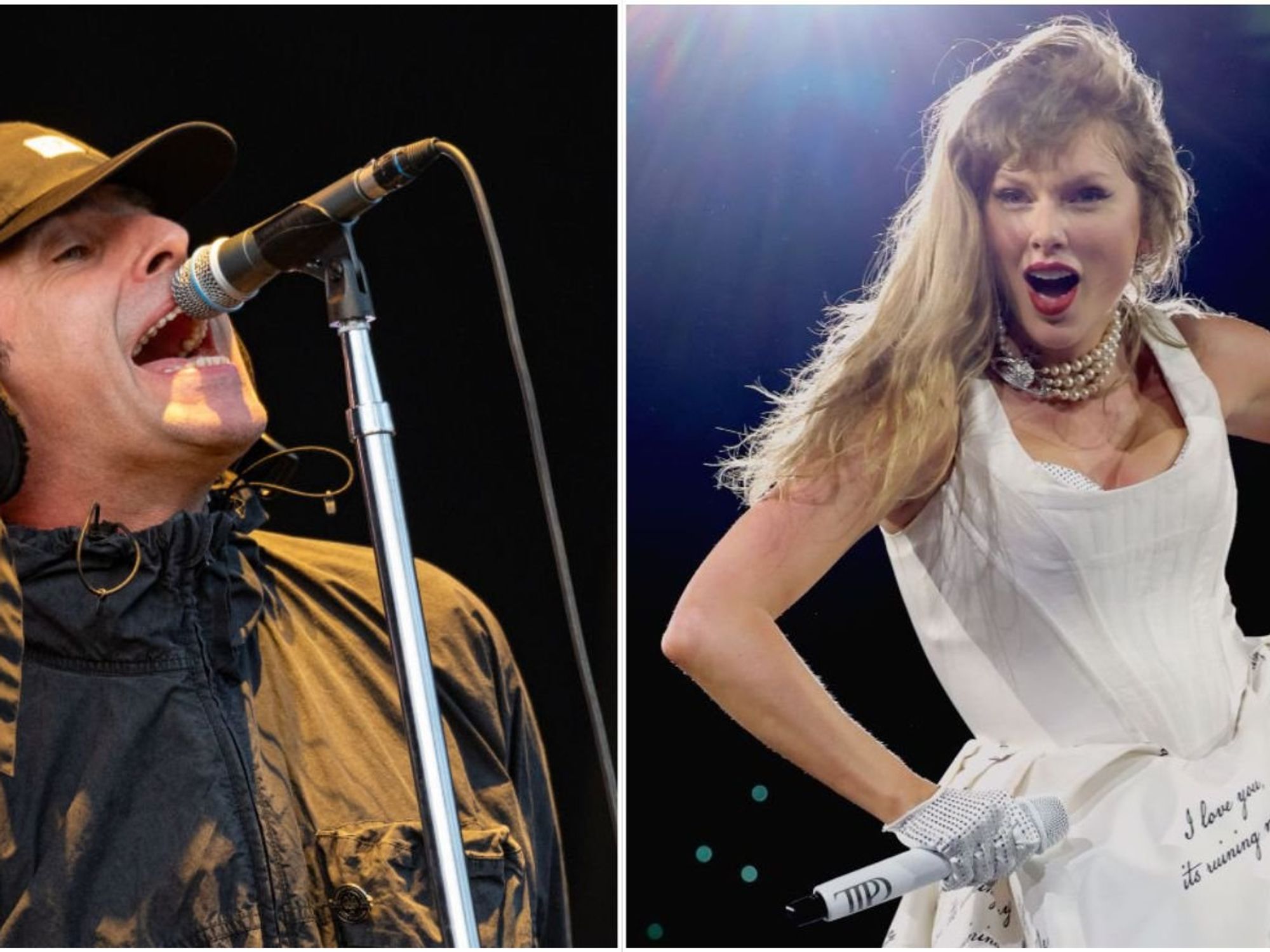 Liam Gallagher and Taylor Swift