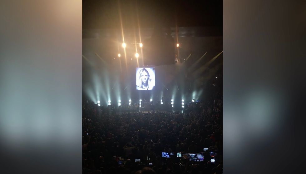 Liam Gallagher dedicates 'Live Forever' to late friend Taylor Hawkins at Royal Albert Hall