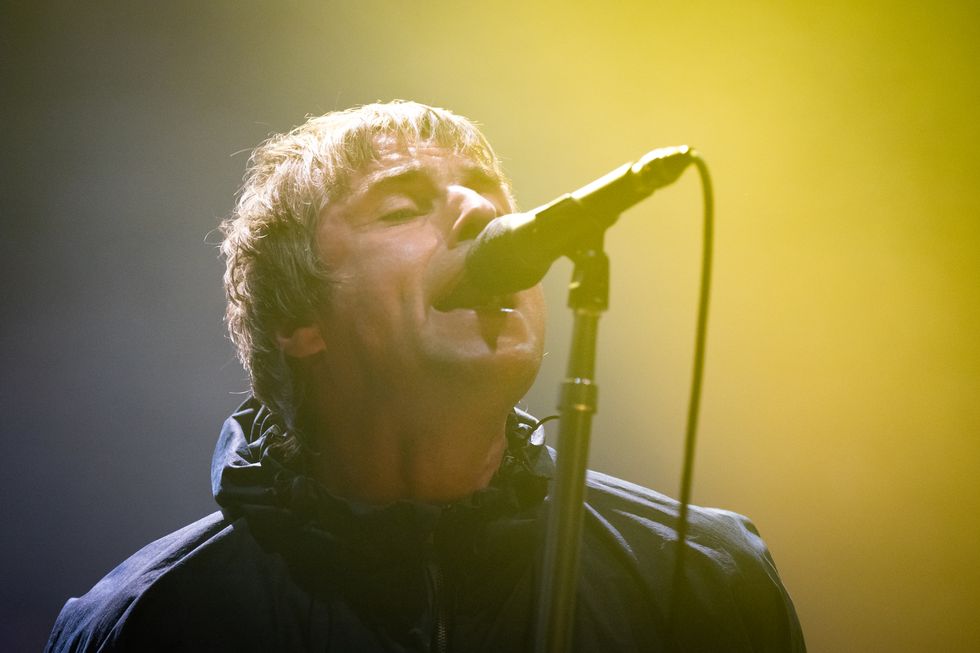 Liam Gallagher performs on stage during the Teenage Cancer Trust Concert, at the Royal Albert Hall, London. Picture date: Saturday March 26, 2022.