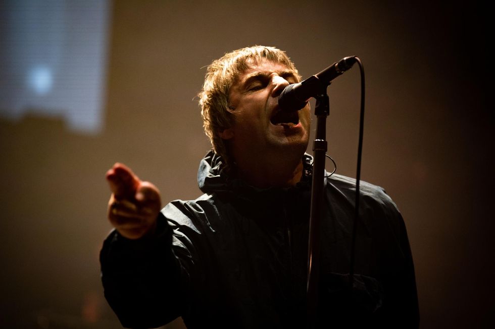 Liam Gallagher performs on stage during the Teenage Cancer Trust Concert, at the Royal Albert Hall, London. Picture date: Saturday March 26, 2022.