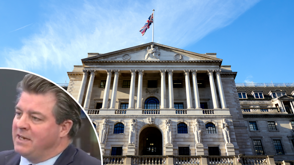 Liam Halligan (left) and the Bank of England