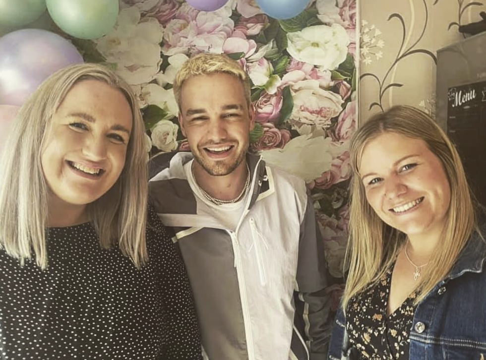 Liam Payne and his sister