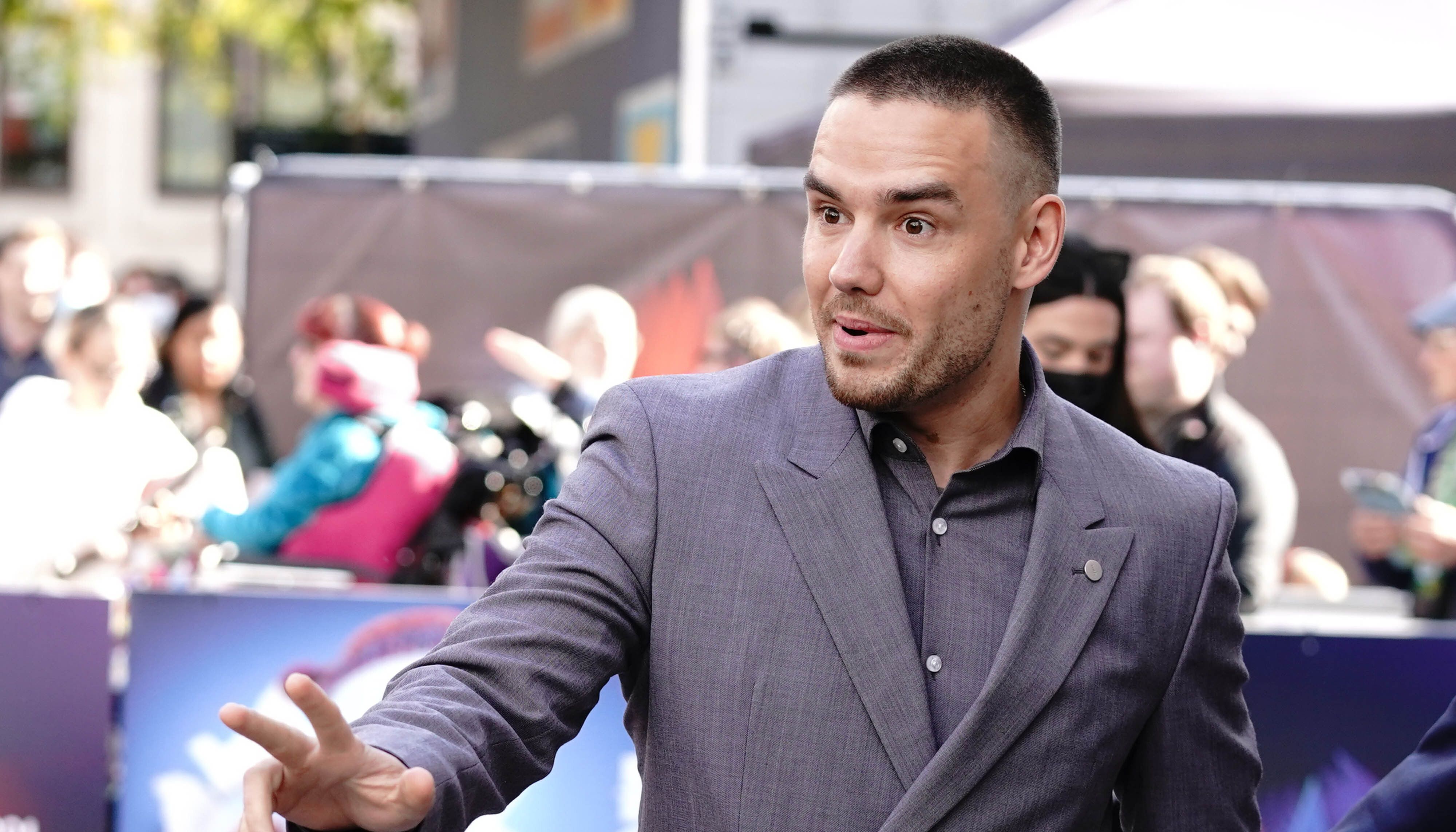Liam Payne arrives for the world premiere of 'Ron's Gone Wrong', at the Royal Festival Hall in London during the BFI London Film Festival. Picture date: Saturday October 9, 2021.