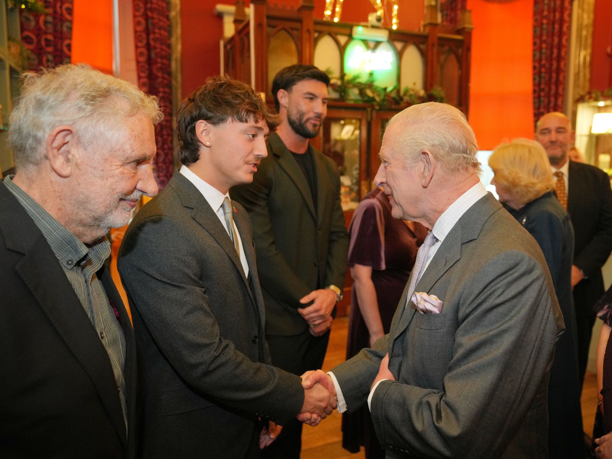 Liam Reardon and King Charles