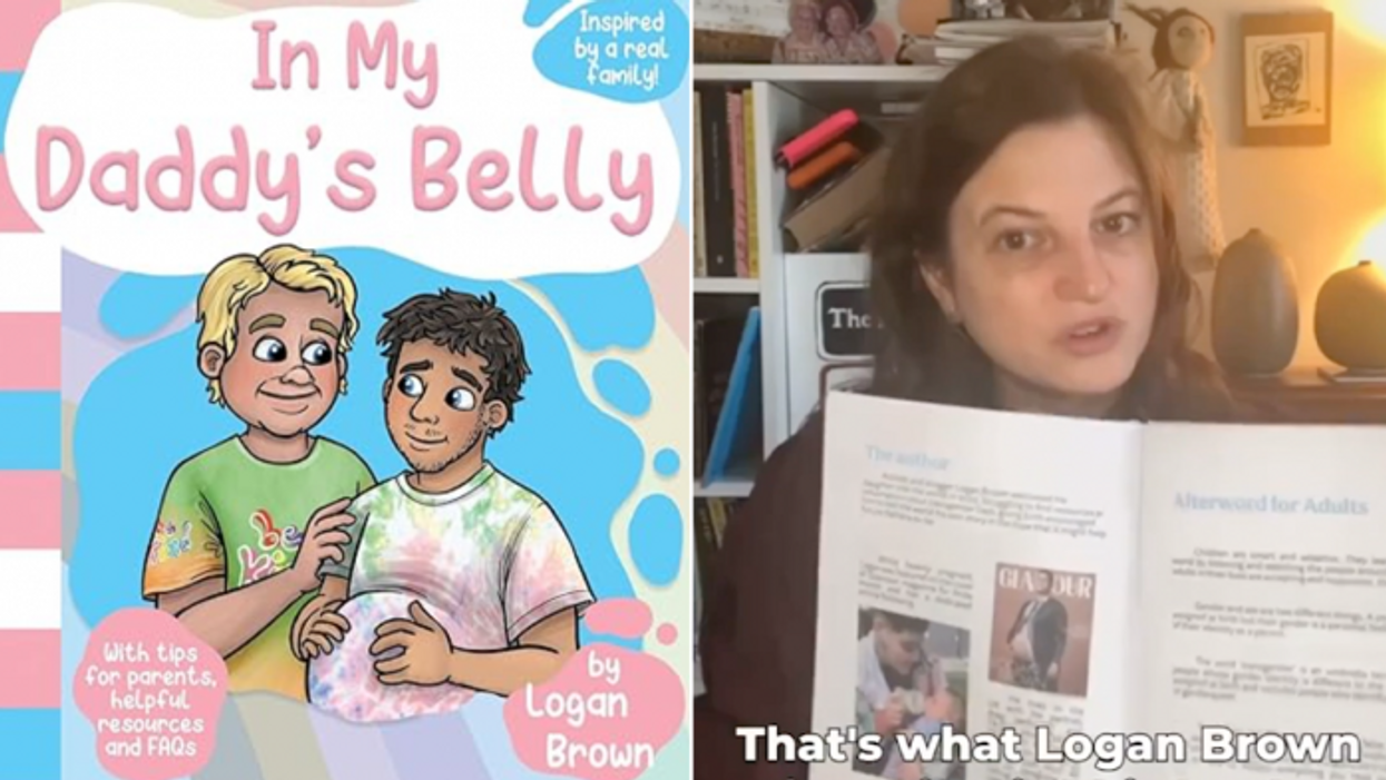 ‘Lies!’ Fury over trans book that teaches children MEN can get pregnant - 'it's indoctrination!'