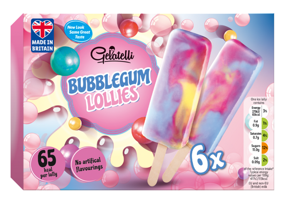 Lidl Bubblegum Lollies
