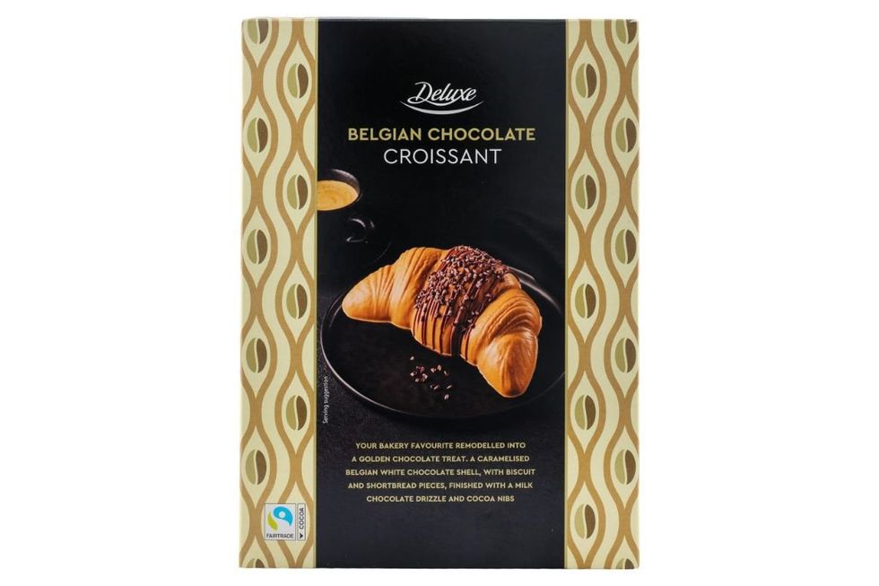 Lidl Deluxe Belgian Chocolate Croissant
