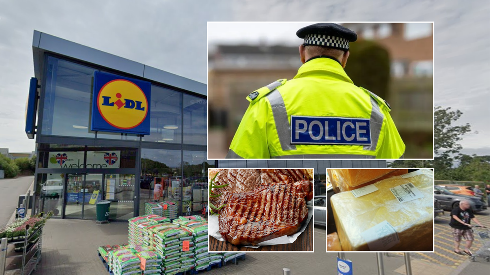 Lidl/Police (stock)/Steak/Cheese