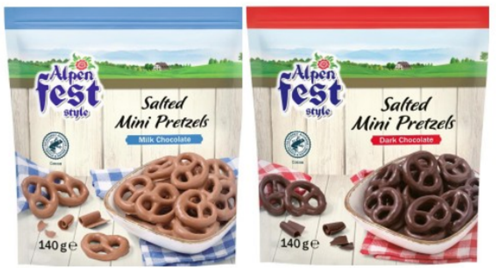 Lidl Pretzels in two flavours