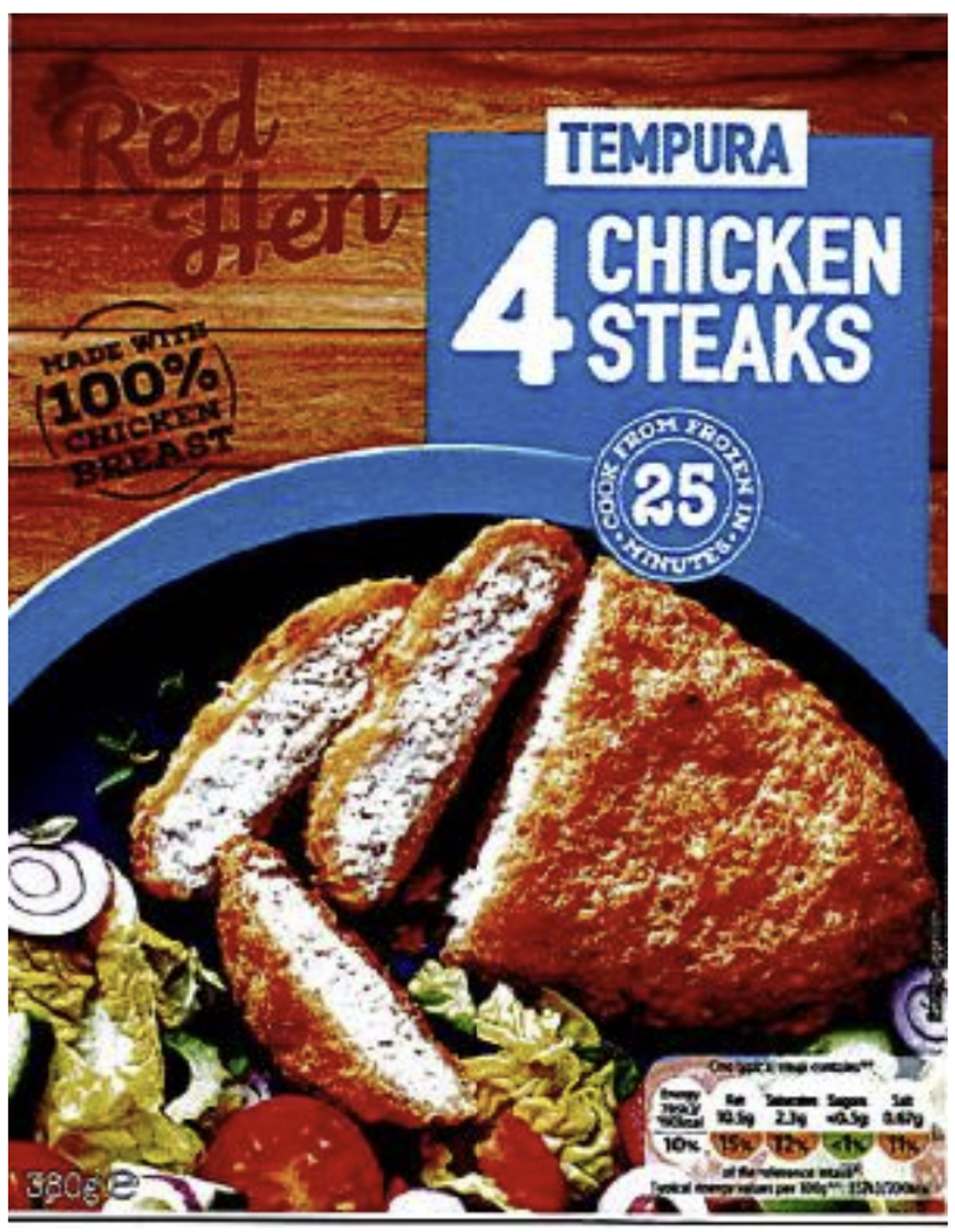 Lidl Red Hen chicken steaks