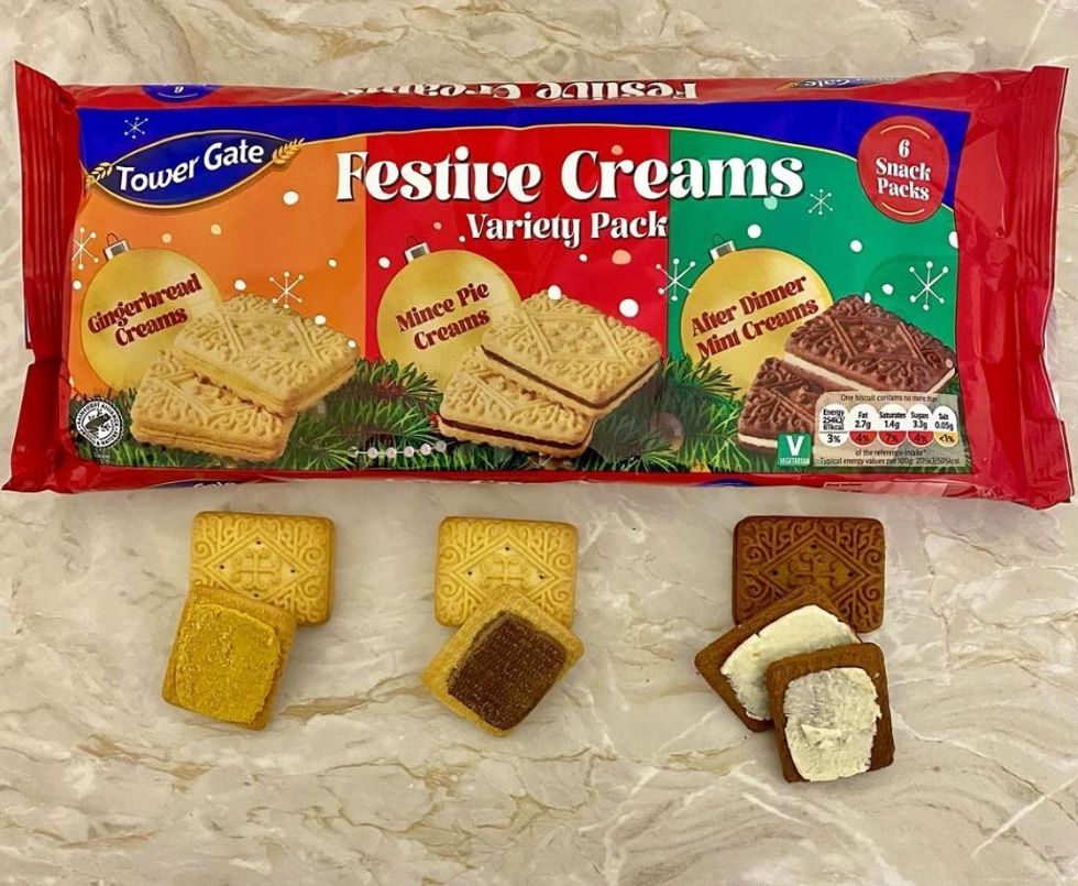 Lidl's Tower Gate Festive Creams
