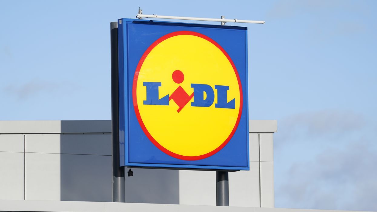 Lidl shop sign outside store