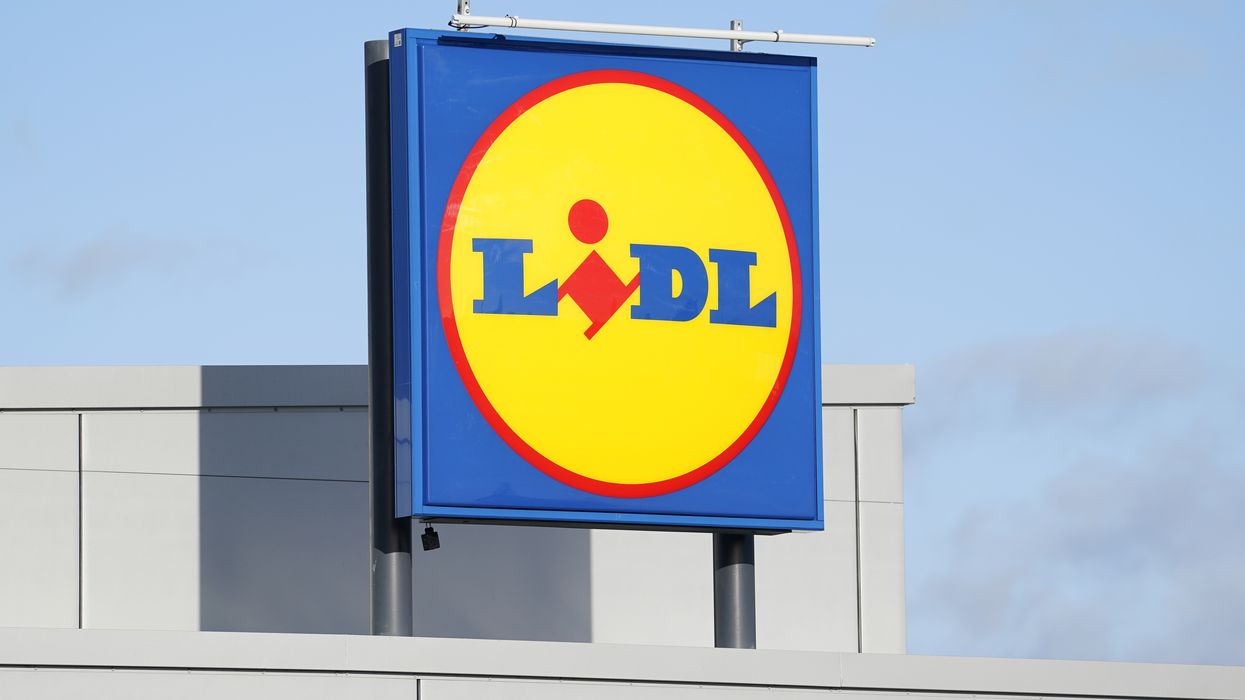 Lidl shop sign outside store