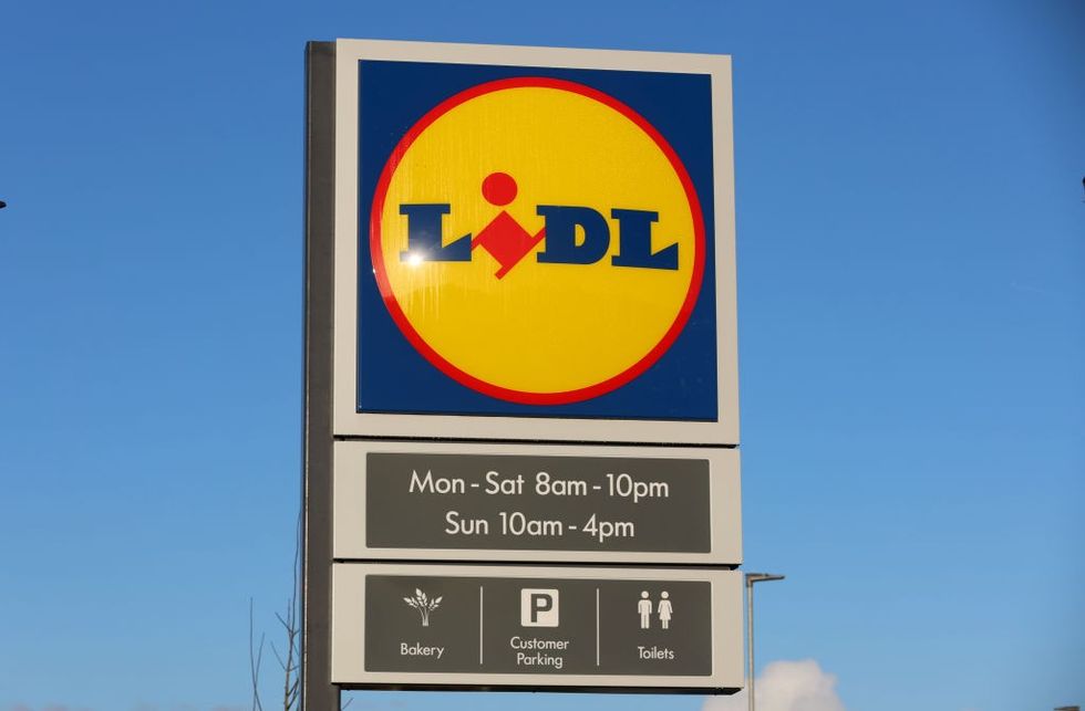 Lidl store sign