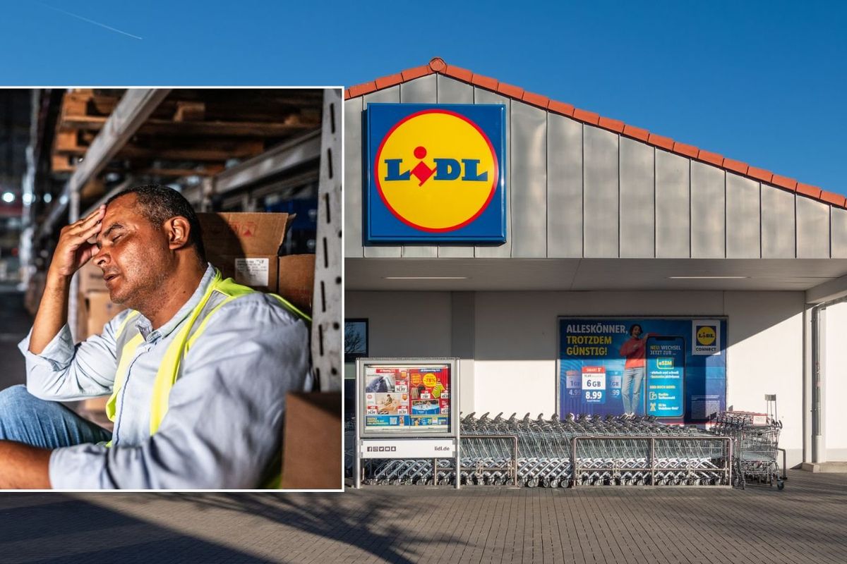 Lidl worker