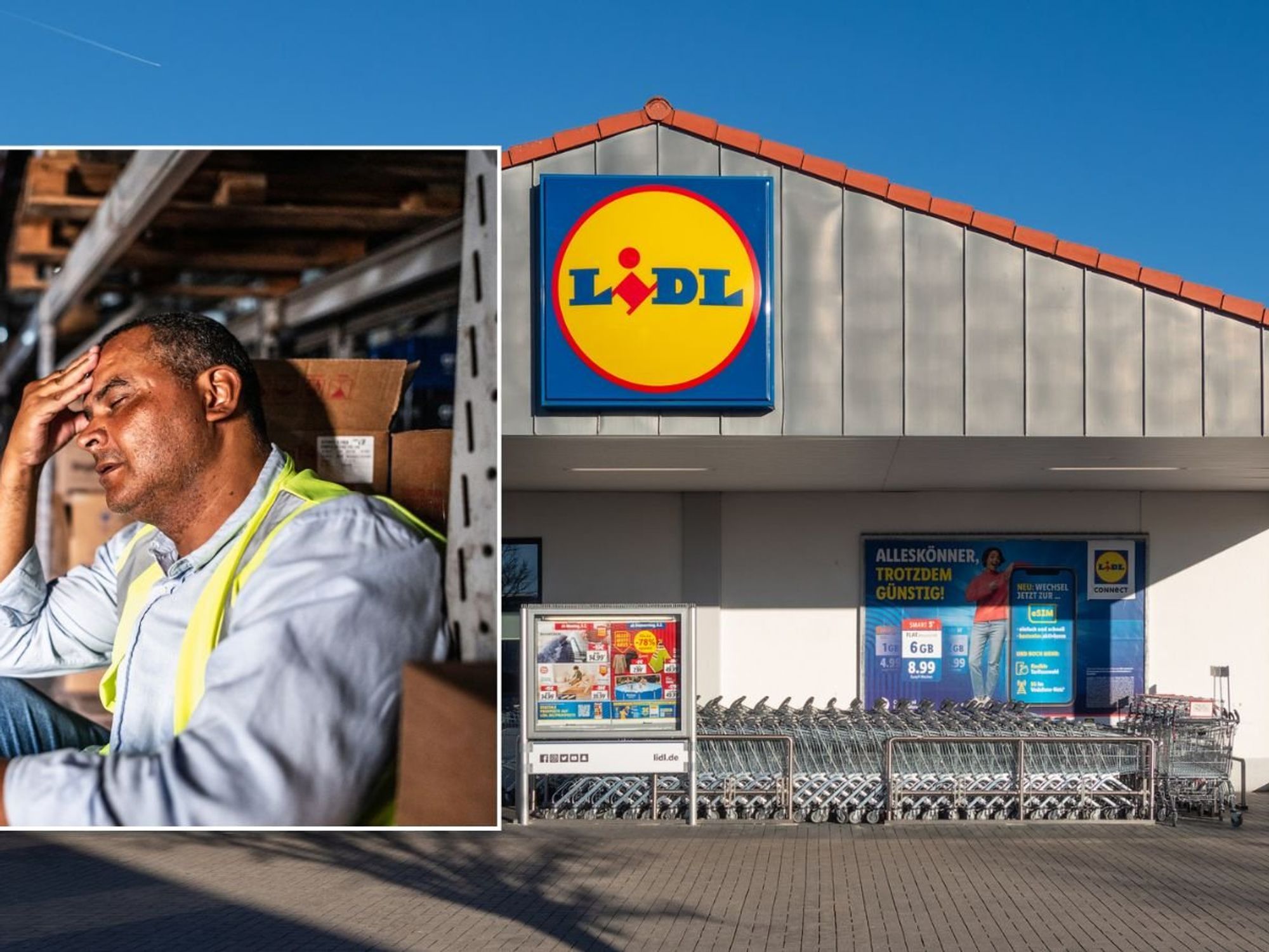 Lidl worker