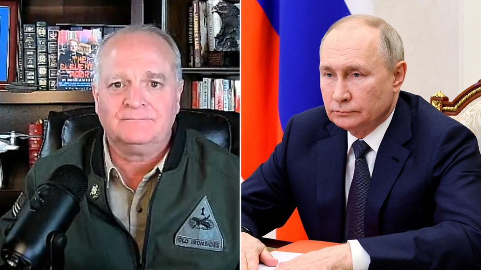 Lieutenant Colonel Daniel Davis and Vladimir Putin