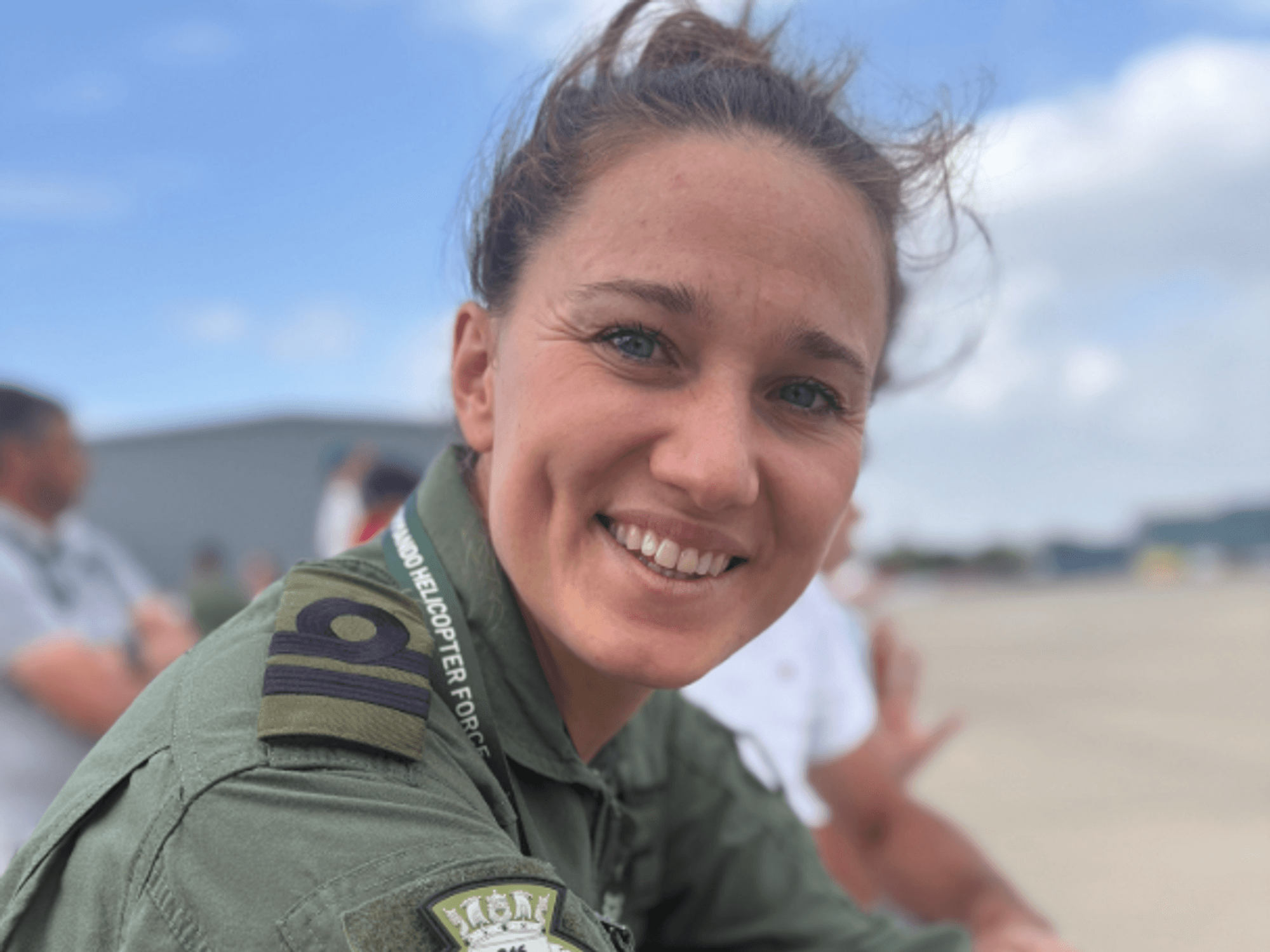 Lieutenant Lily-Mae Fisher of 846 Naval Air Squadron