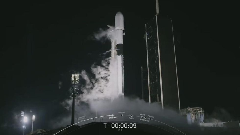 Liftoff of IM-1