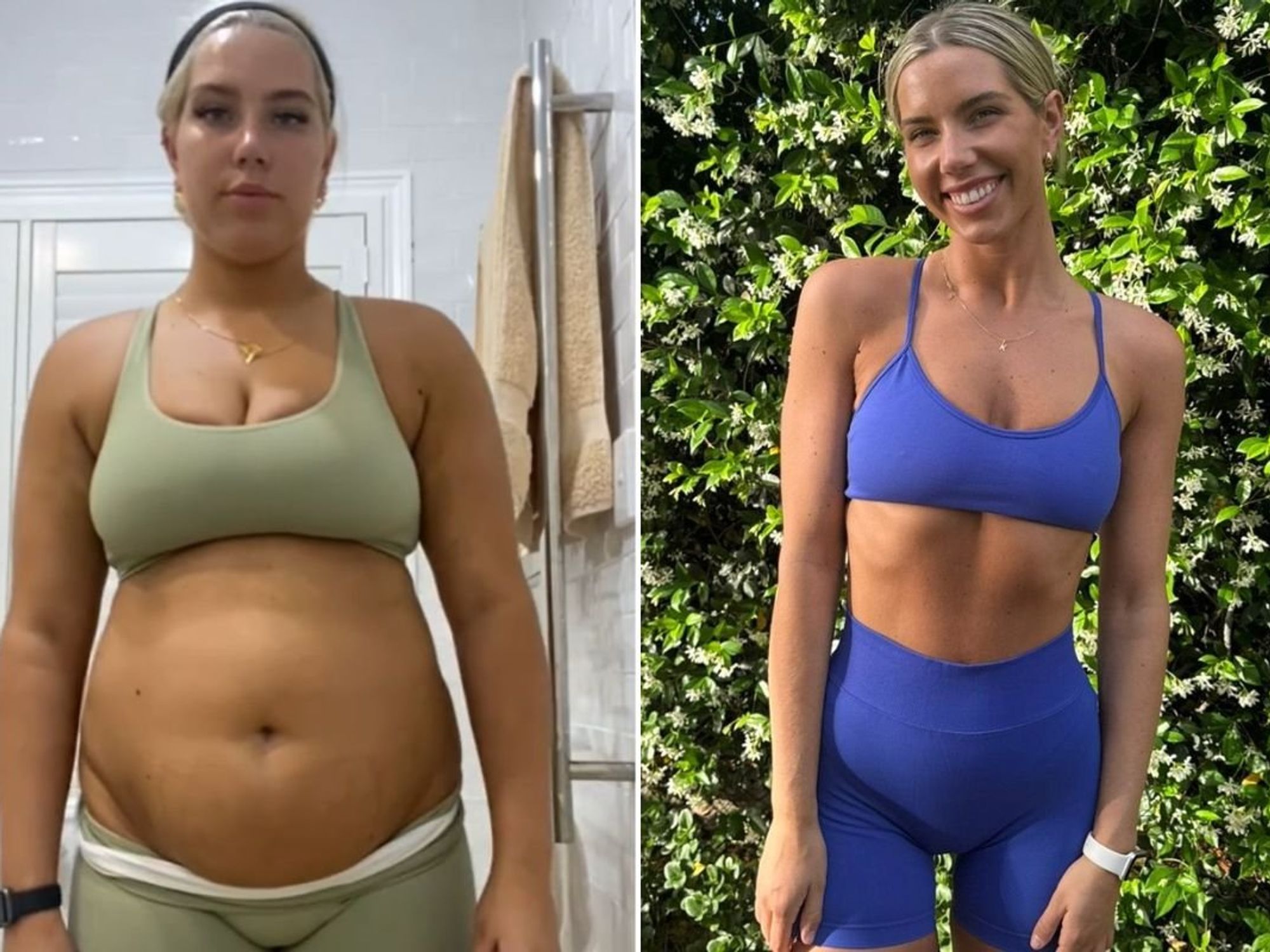 Liliana before and after