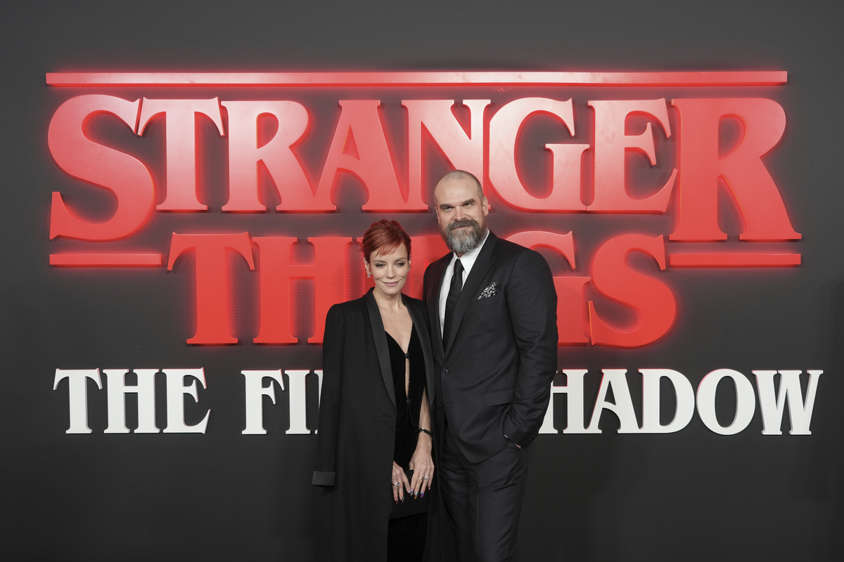 Lilly Allen and David Harbour