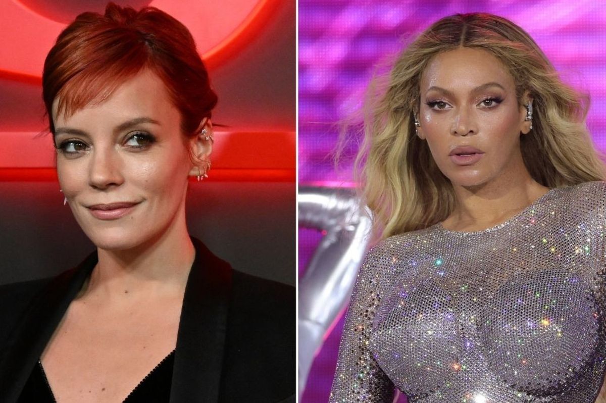 Lily Allen and Beyonce