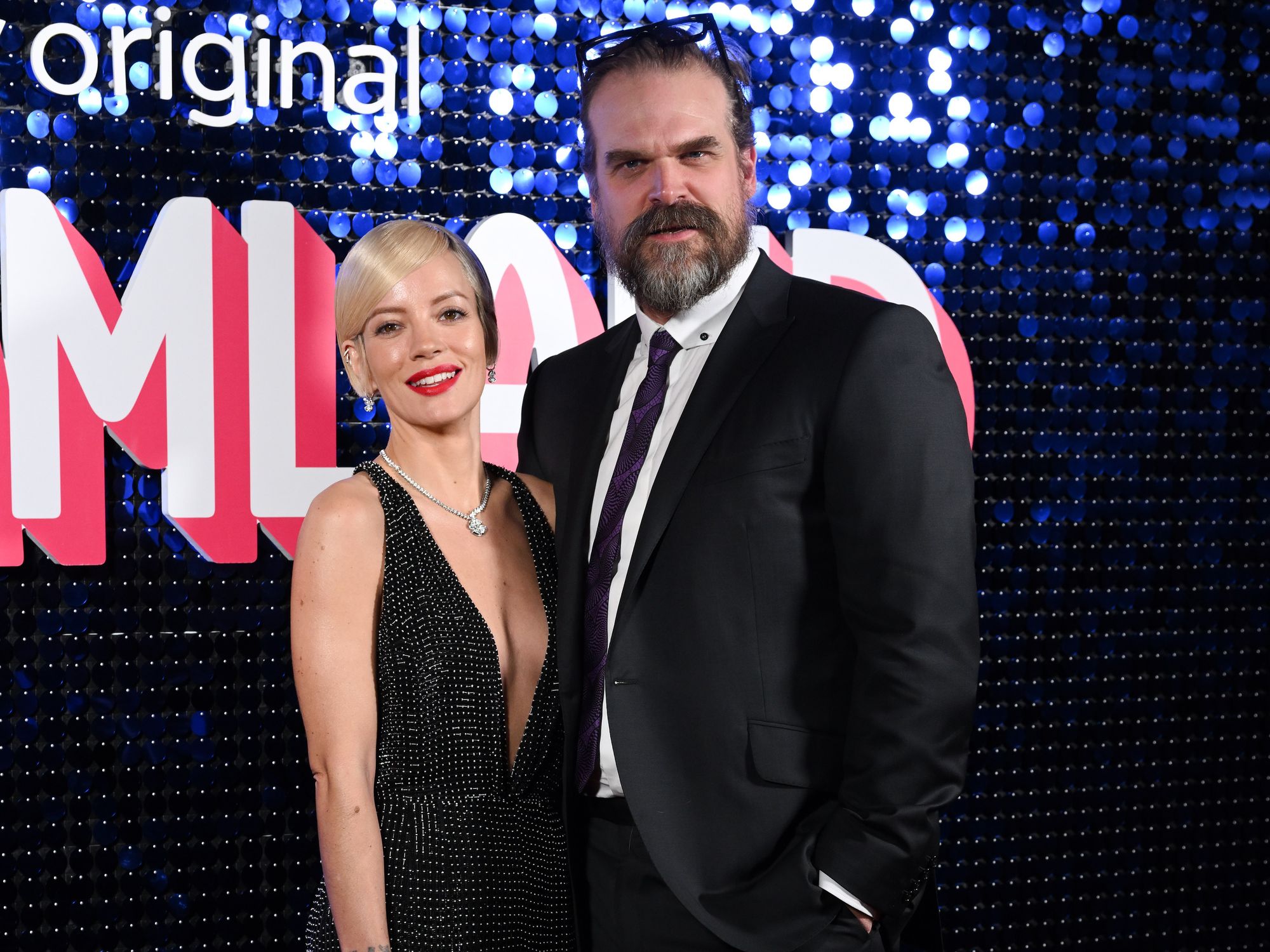 Lily Allen and David Harbour