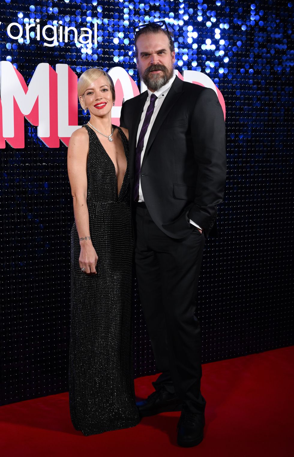 Lily Allen and David Harbour