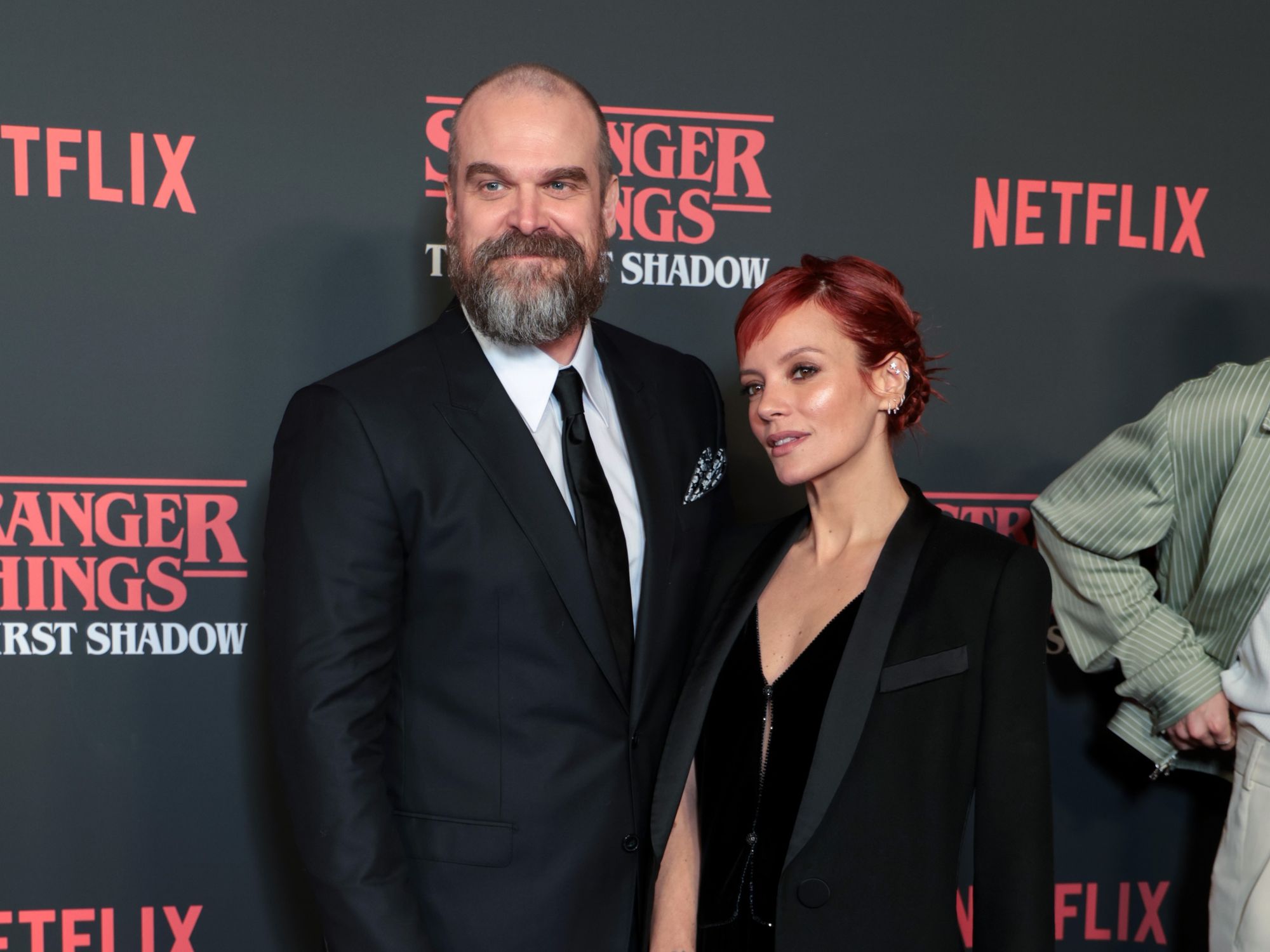 Lily Allen and David Harbour