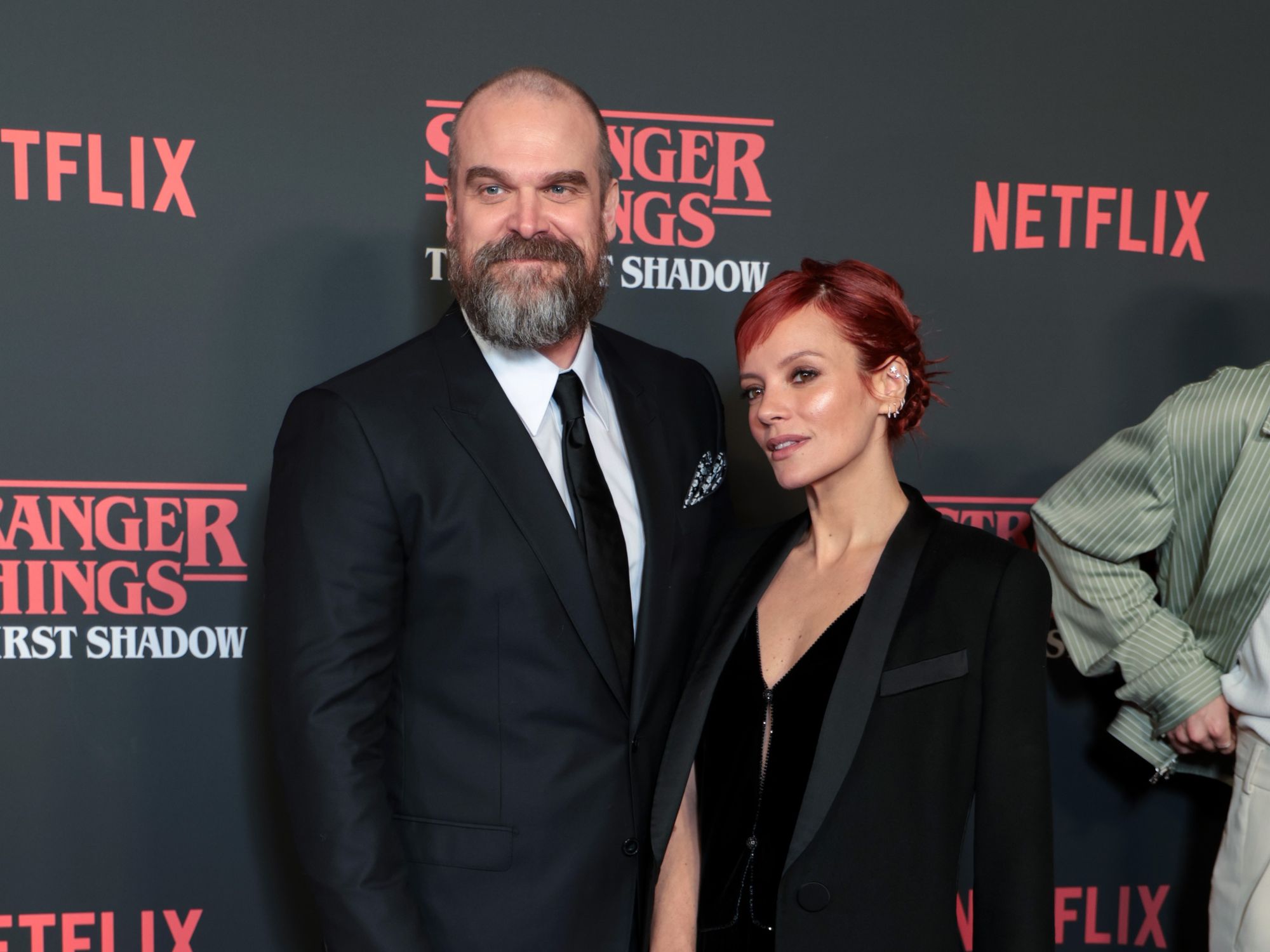 Lily Allen and David Harbour