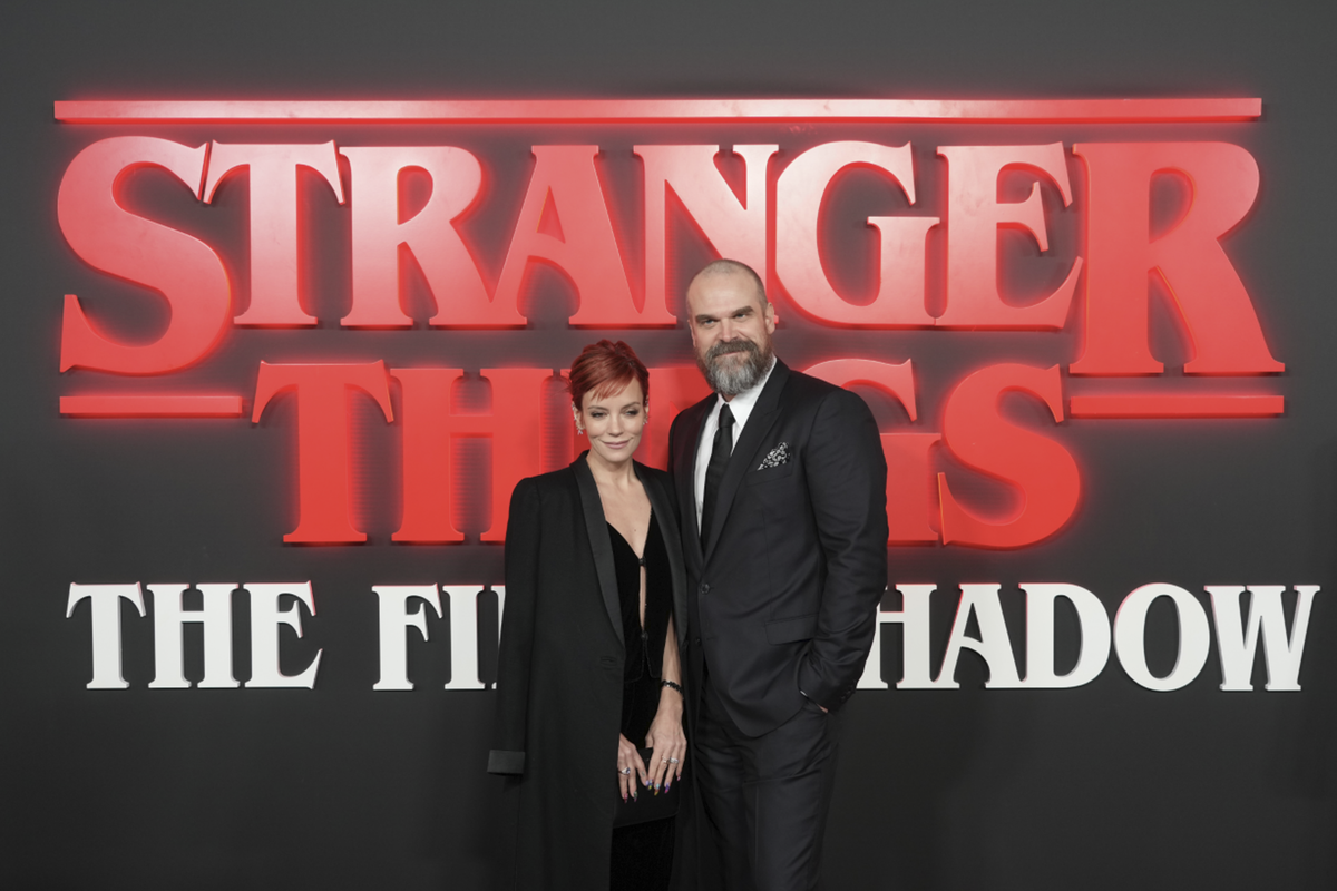 Lily Allen and David Harbour