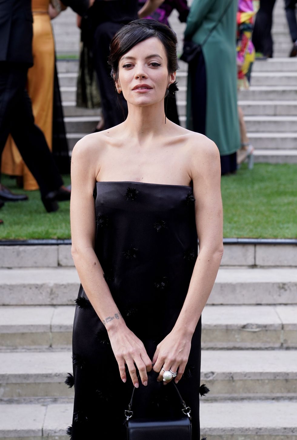 Lily Allen attending the Laurence Olivier Awards at the Royal Albert Hall, London. Picture date: Sunday April 10, 2022.