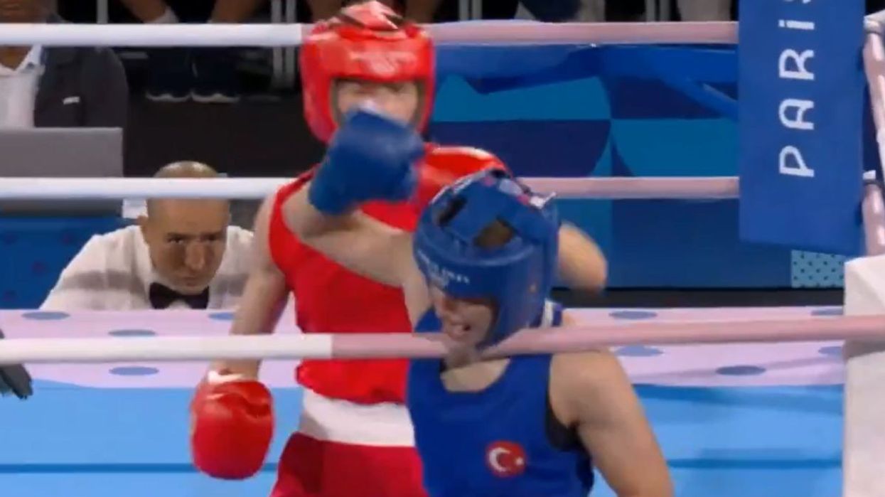 Lin Yu-ting was reprimanded by the referee