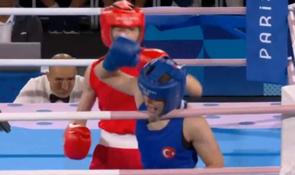 Lin Yu-ting was reprimanded by the referee