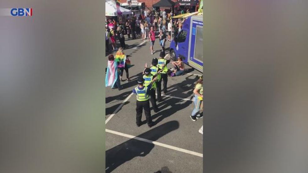 UK police force slammed after officers filmed doing Macarena during Pride celebrations: ‘What a joke!’