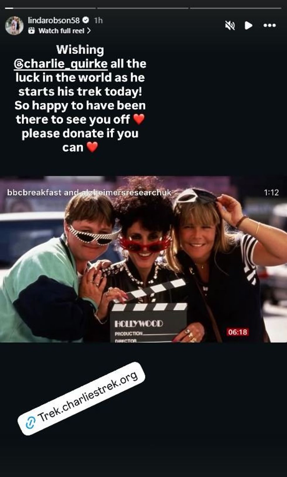 Linda Robson paid tribute to Pauline's son Charlie