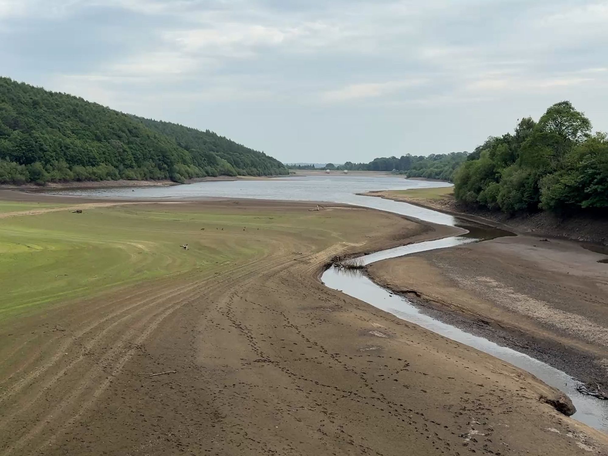 Lindley Reservoir near Otley in West Yorkshire