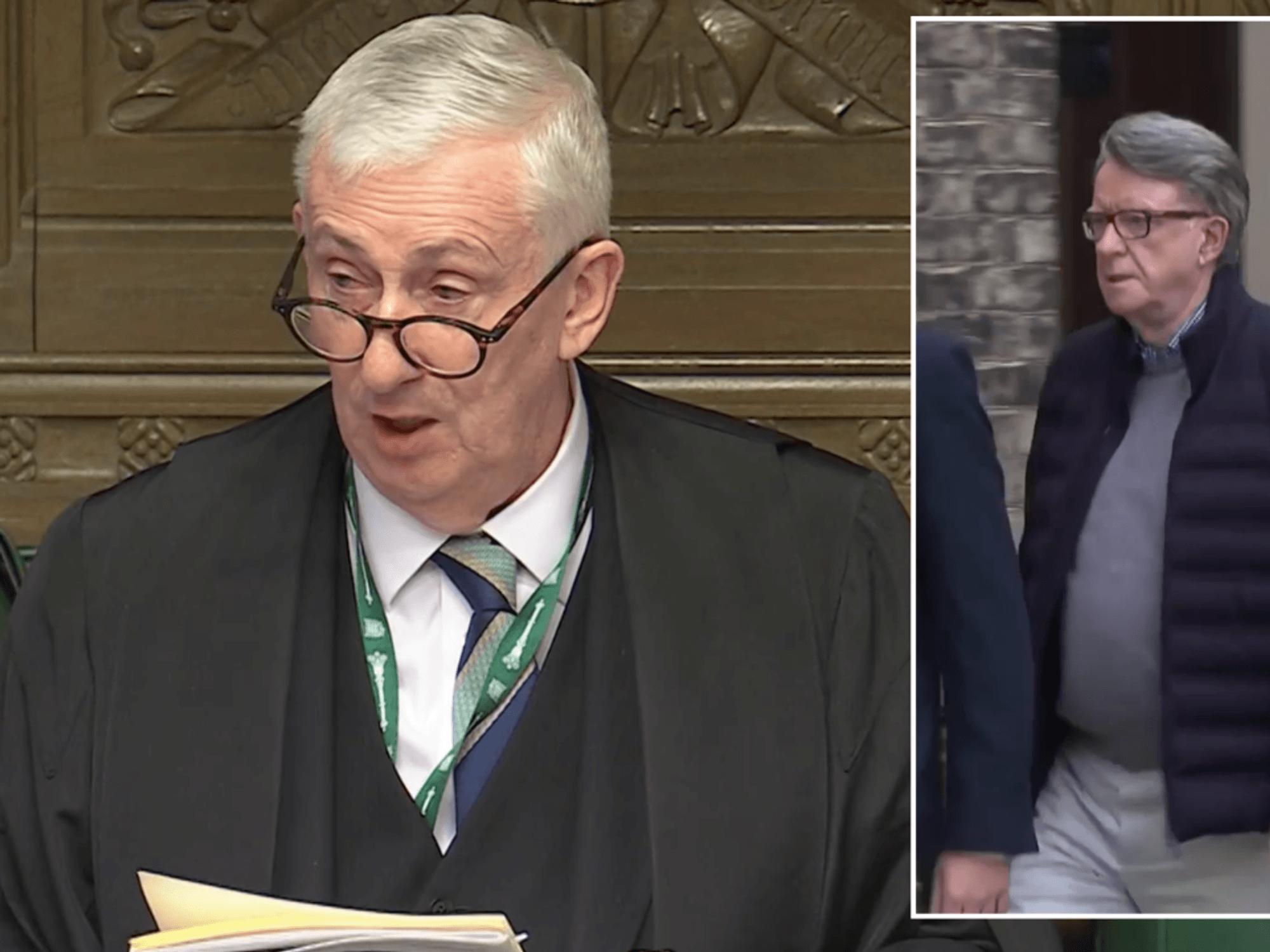 Lindsay Hoyle and Mandelson