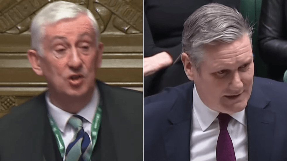 Lindsay Hoyle and Sir Keir Starmer