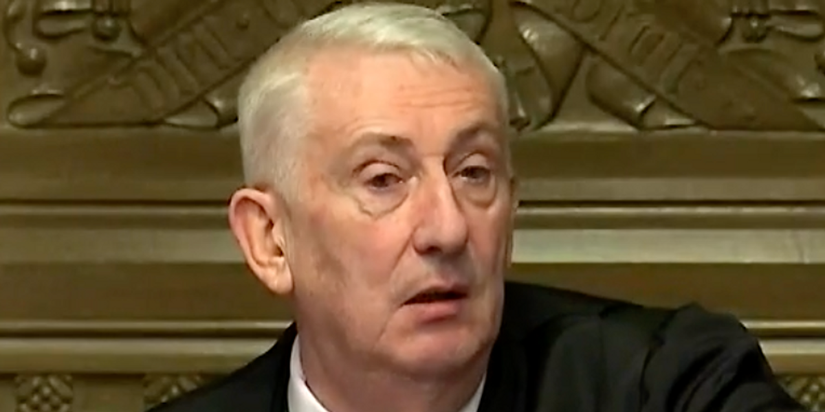 NextImg:WATCH: Lindsay Hoyle lets loose at MPs after 'absolutely disgraceful' move in the Commons