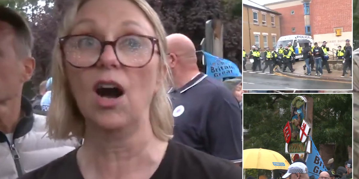 NextImg:Epping mother’s fury as migrant hotel protest sparks heavy police presence: 'This town has been RUINED'