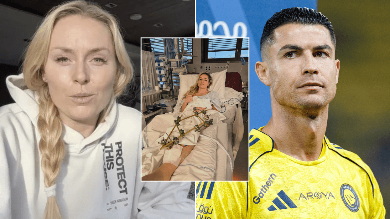 Lindsey Vonn and Cristiano Ronaldo