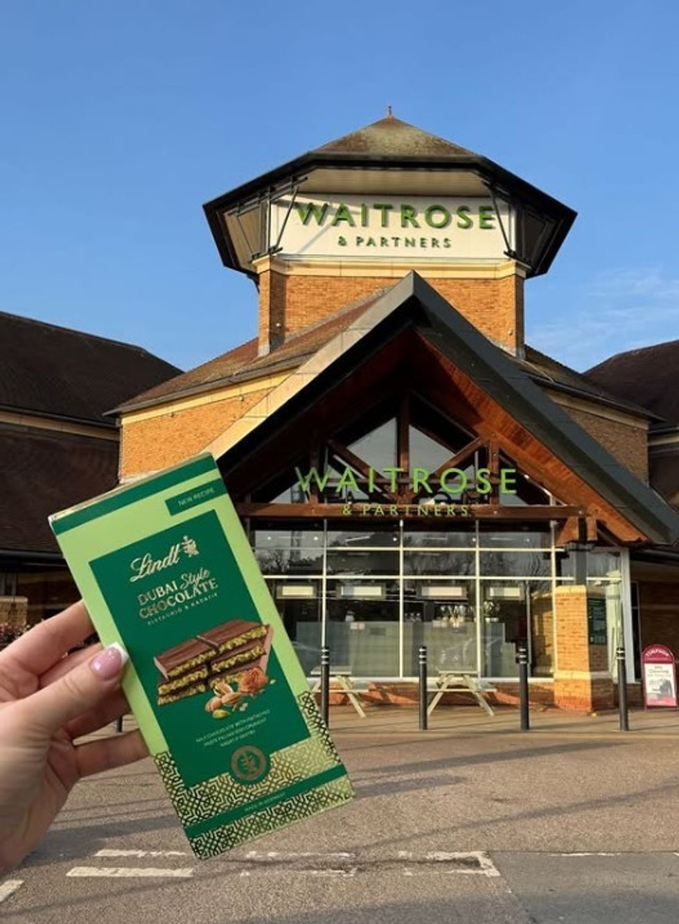 Lindt Dubai Style Chocolate at Waitrose