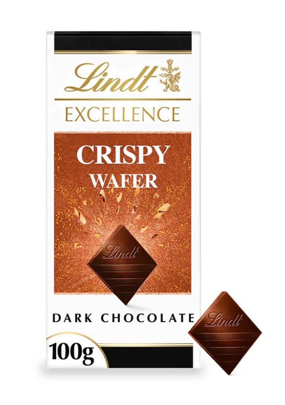 Lindt EXCELLENCE Dark Chocolate Crispy Wafer Bar 100g