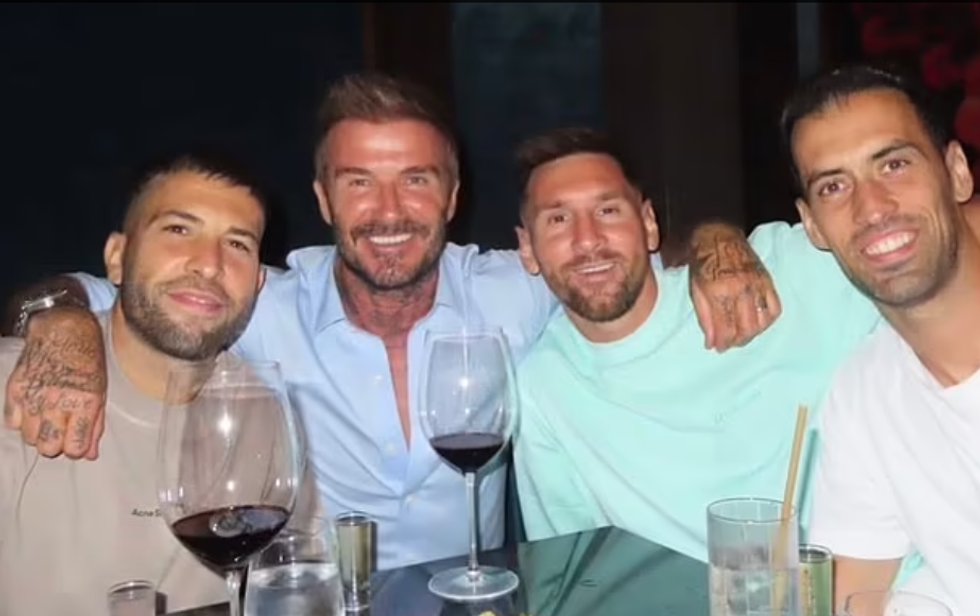 Lionel Messi David Beckham