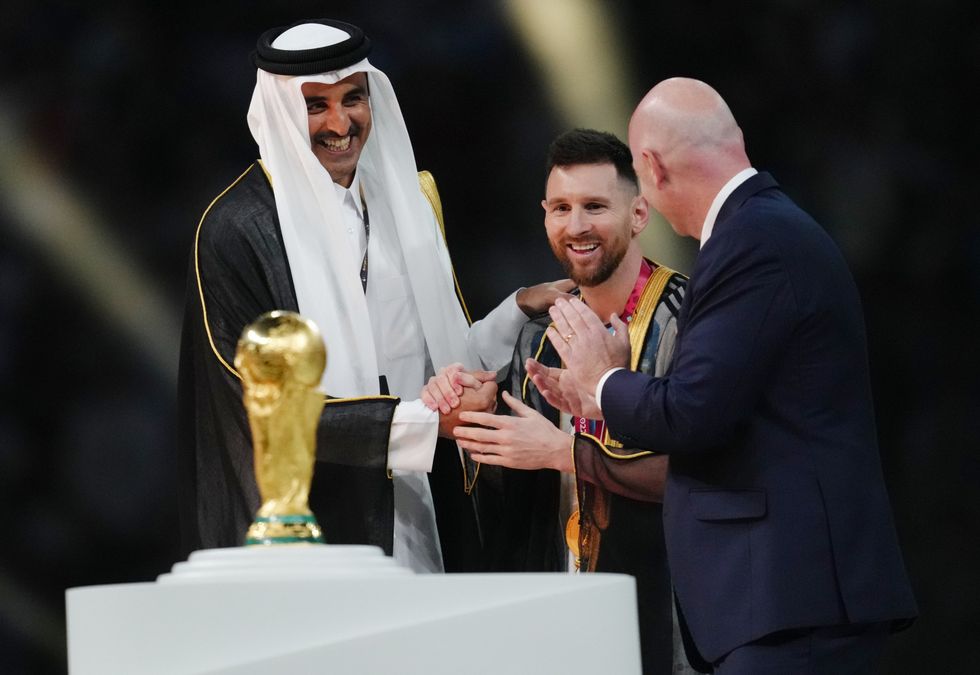 Lionel Messi, Gianni Infantino