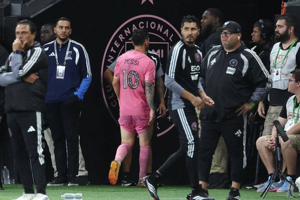 Lionel Messi trudged off the pitch in Inter Miami's match on Sunday