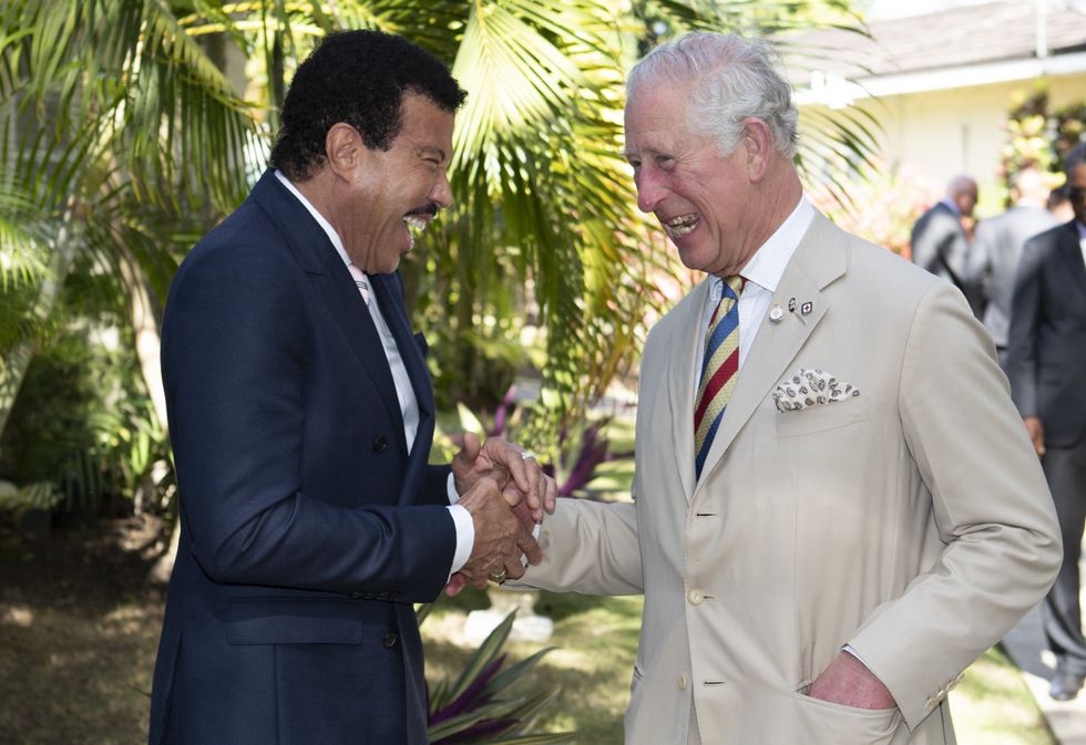 Lionel Richie and King Charles