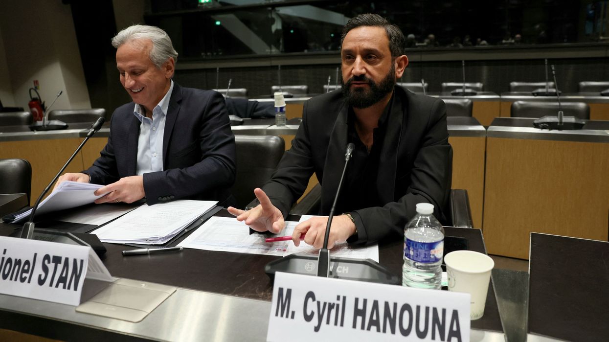Lionel Stan and Cyril Hanouna